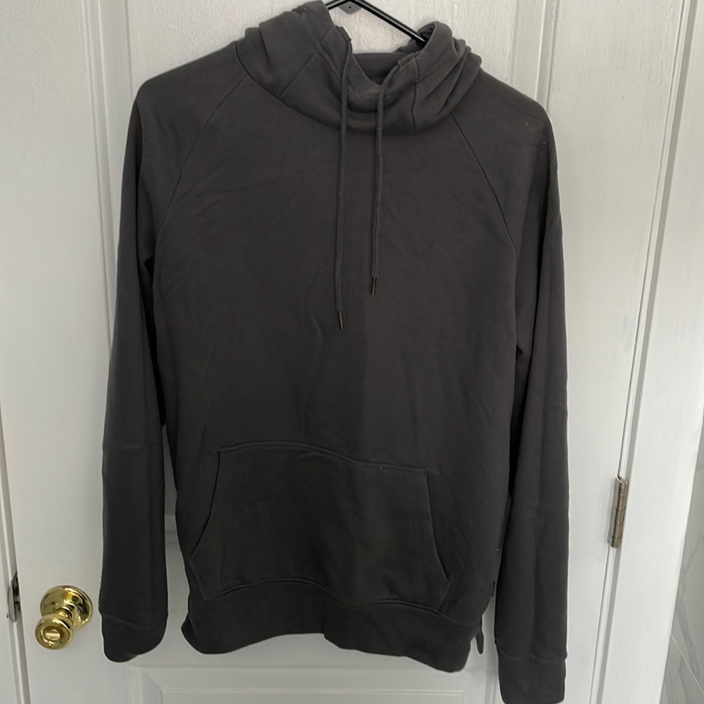 Express Dark Grey Hoodie Sweatshirt